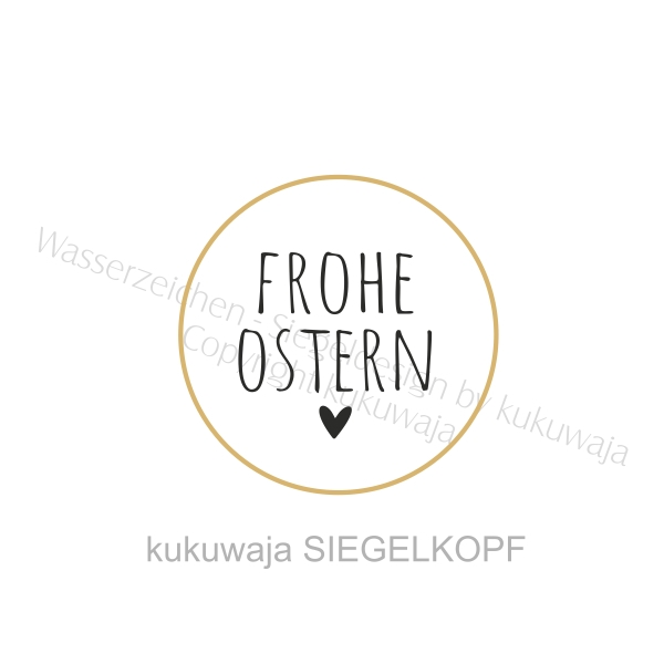 Siegelkopf Frohe Ostern by kukuwaja _